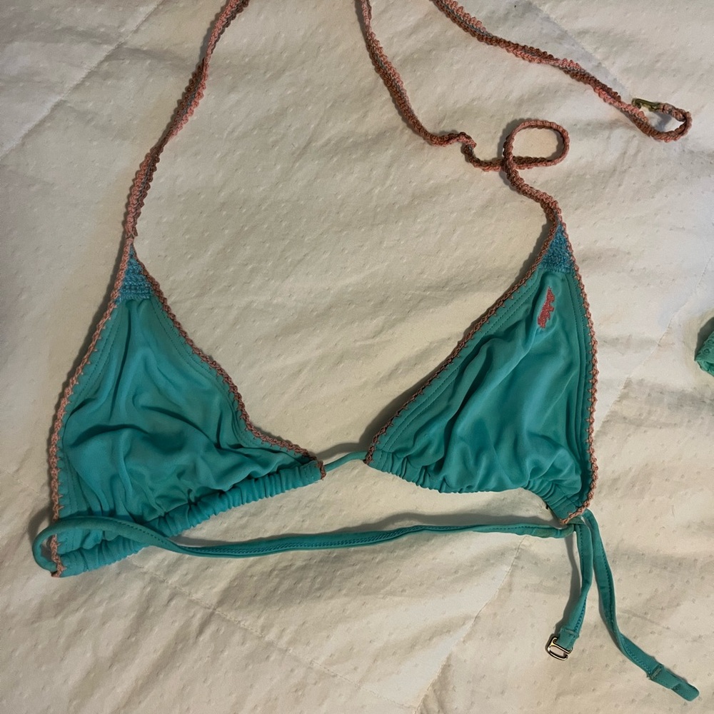 Juicy Couture Blue Triangle Bikini
